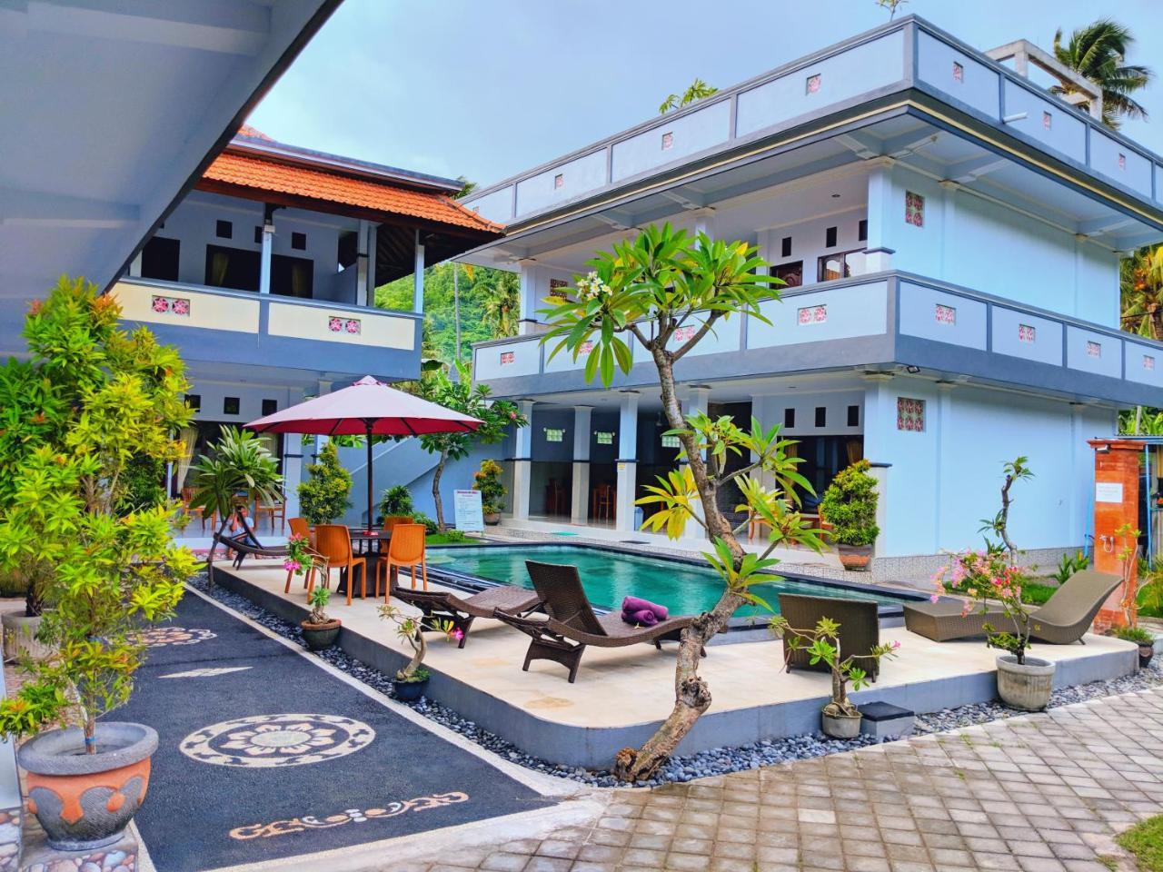 Serangan Inn Mimba Padang Bai Exterior foto